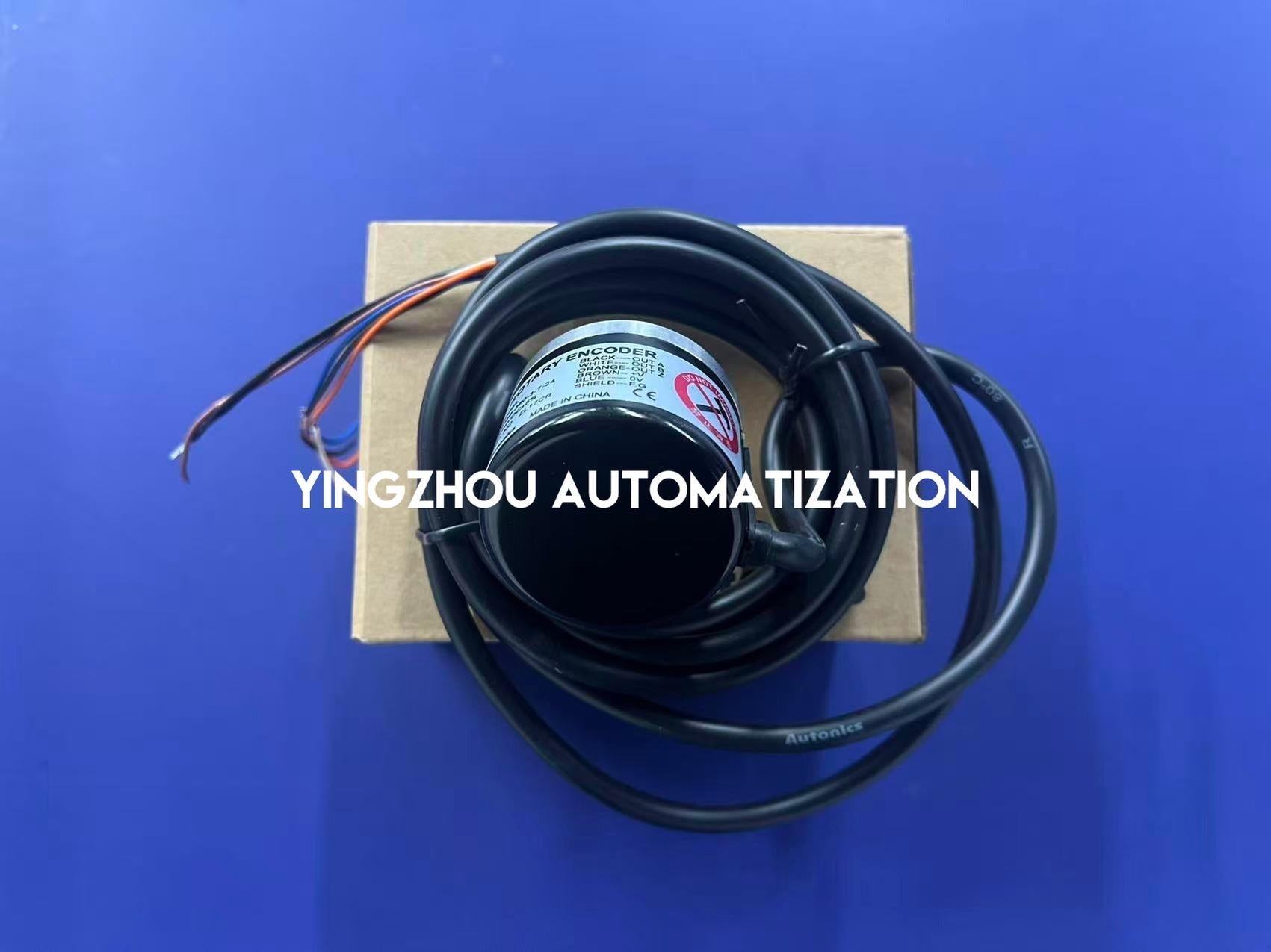 Autonics E40S6-360-3-T-24 Rotary Encoder - 360 PPR, 12-24VDC, 6mm Shaft, Totem Pole-vezhoo