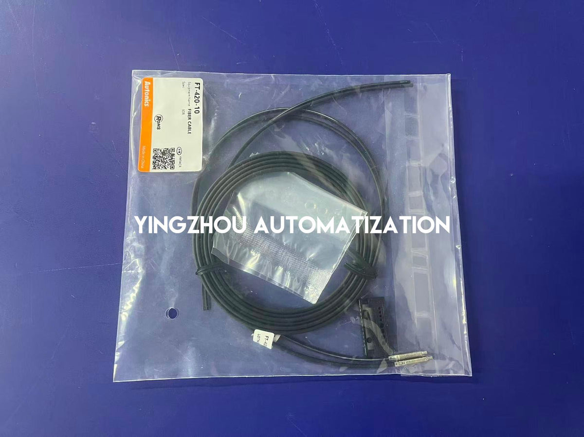 Autonics FT-420-10 Thru-Beam Fiber Optic Cable - Flexible R1 Type, M4 Thread-vezhoo
