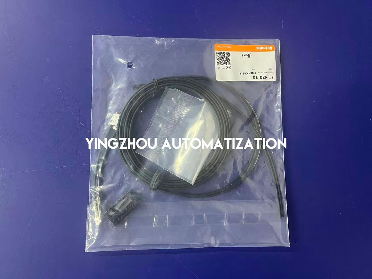 Autonics FT-420-10 Thru-Beam Fiber Optic Cable - Flexible R1 Type, M4 Thread-vezhoo