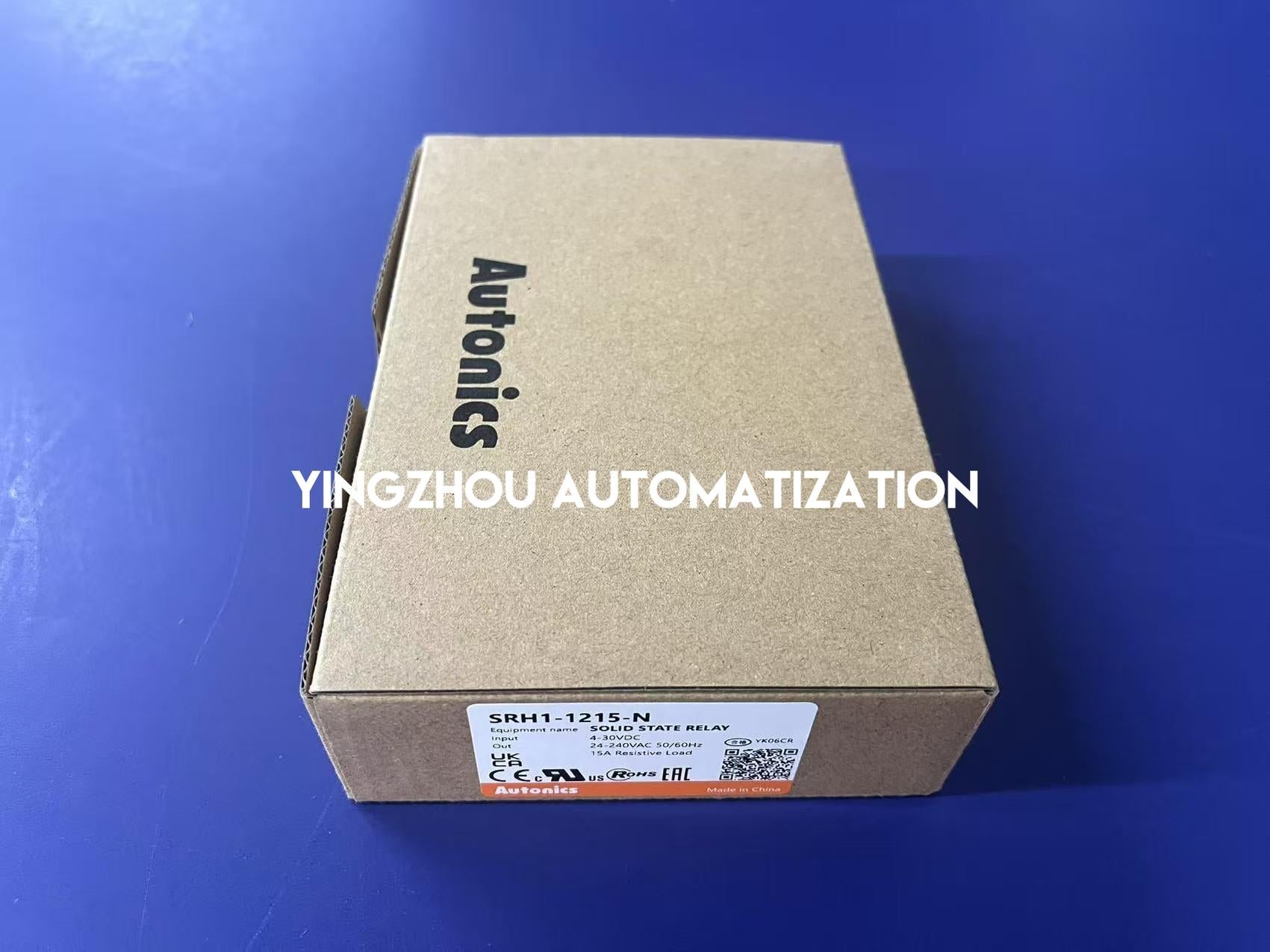 Autonics SRH1-1215-N Single-Phase Solid State Relay - Integrated Heatsink, 15A, 4-30VDC Input-vezhoo