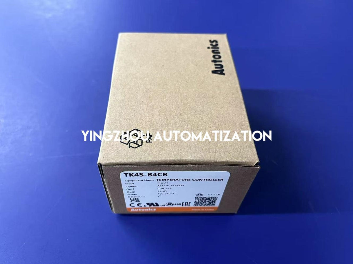 Autonics TK4S-B4CR High-Accuracy PID Temperature Controller - RS485, 1/16 DIN, 100-240VAC-vezhoo