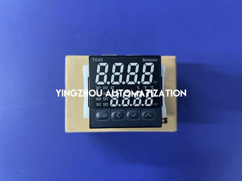 Autonics TK4S-B4CR High-Accuracy PID Temperature Controller - RS485, 1/16 DIN, 100-240VAC-vezhoo