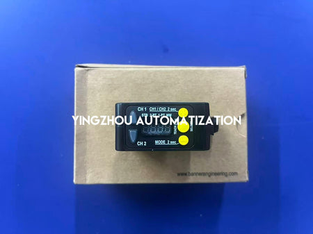 Banner Q5XKULAF3000-Q8 Laser Sensor - Q5X Series, 3000mm Range, 0-10V Analog, IO-Link-vezhoo