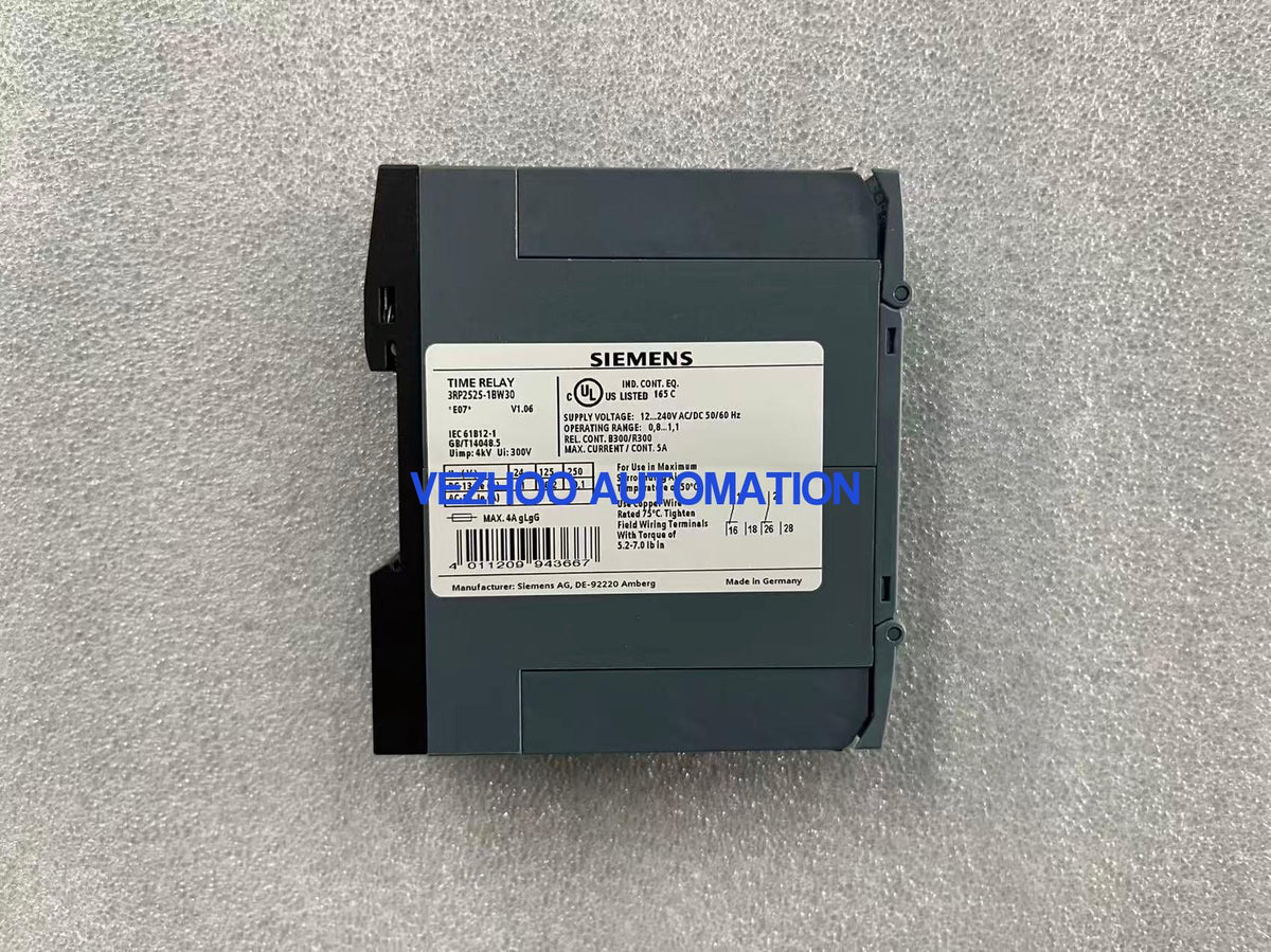 Brand New Original SIEMENS 3RP2525-1BW30 Multi-Function Time Relay 24-240V AC/DC-vezhoo