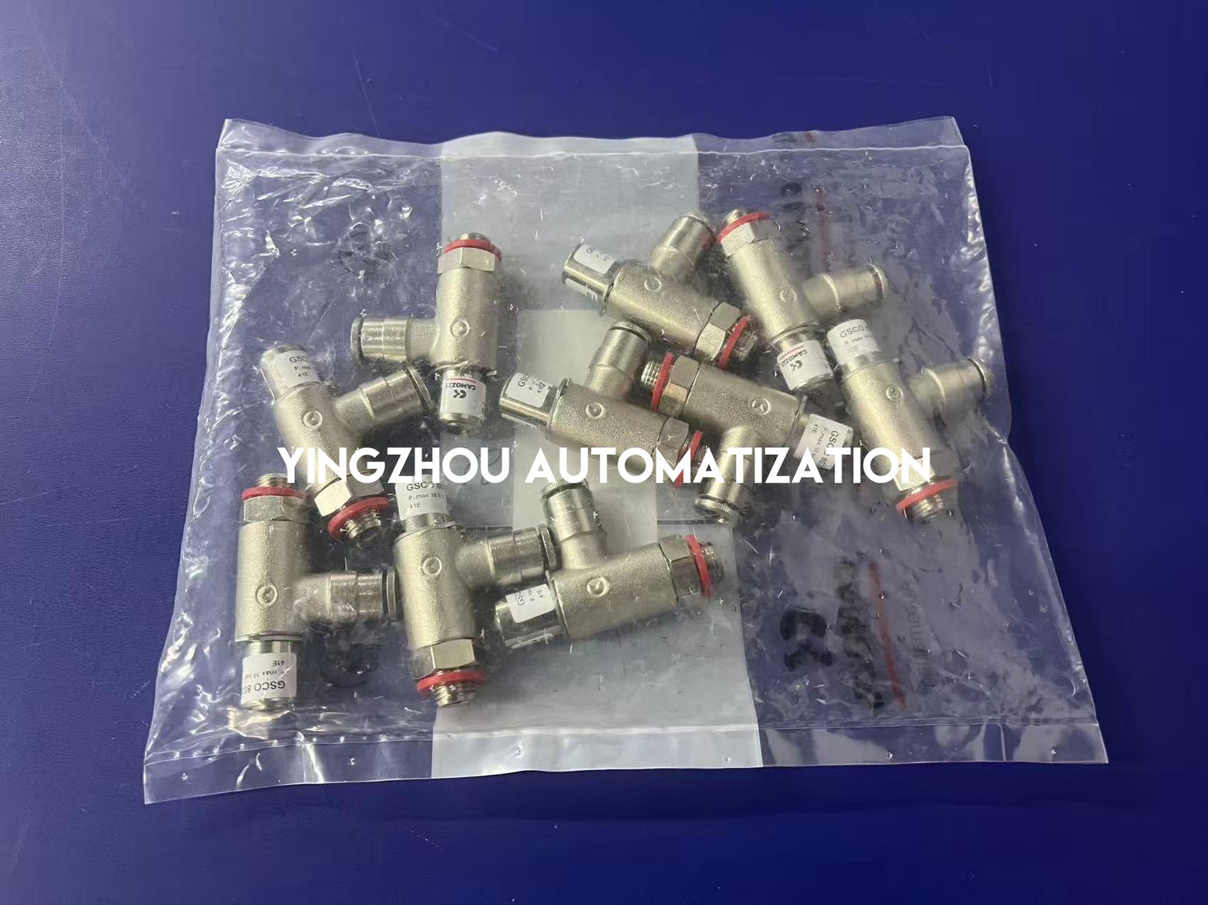 Camozzi GSCO 803-118-6 Flow Control Valve - G1/8 Thread, 6mm Push-in Fitting-vezhoo