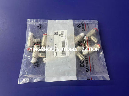 Camozzi GSCO 803-118-6 Flow Control Valve - G1/8 Thread, 6mm Push-in Fitting-vezhoo