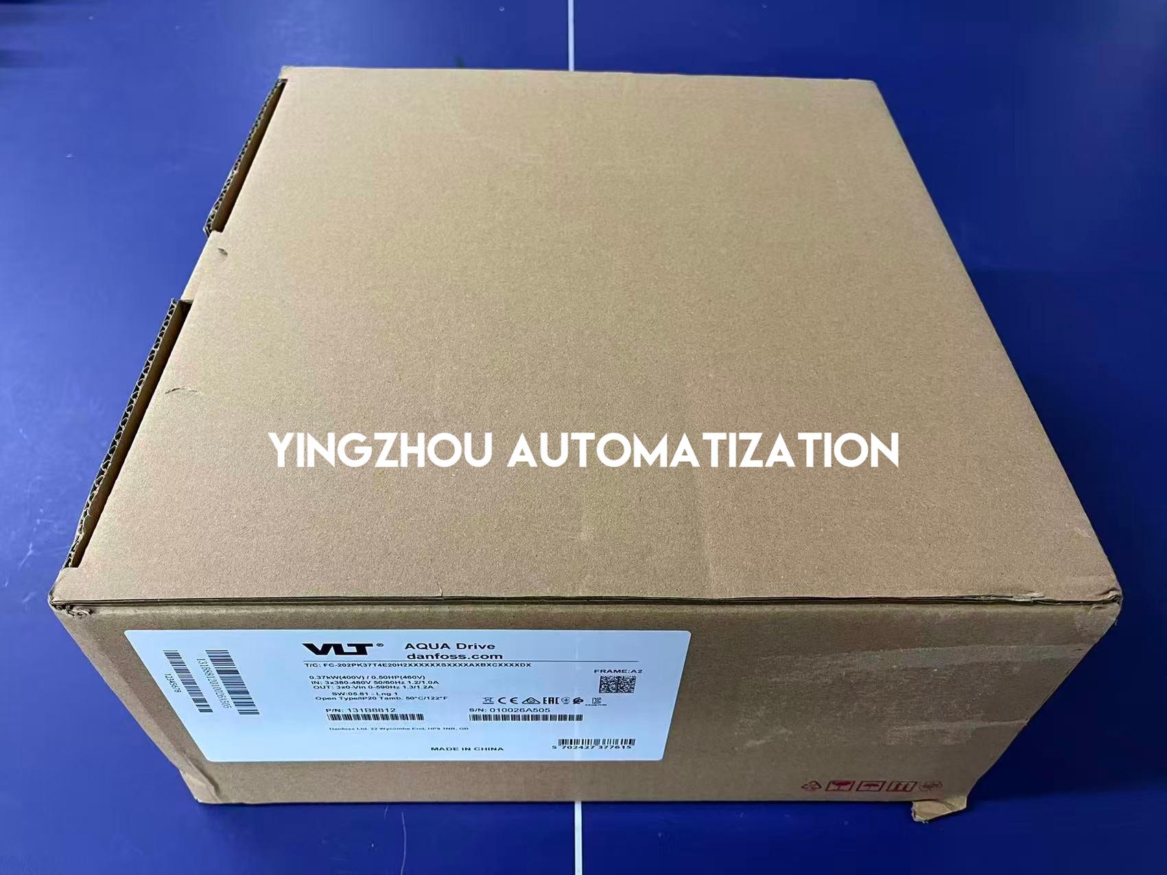 Danfoss VLT AQUA Drive FC 202 | 0.37kW (0.5HP) 3-Phase 380-480V | 131B8812 Compact VFD | FC-202PK37 Model | Brand New Original-vezhoo