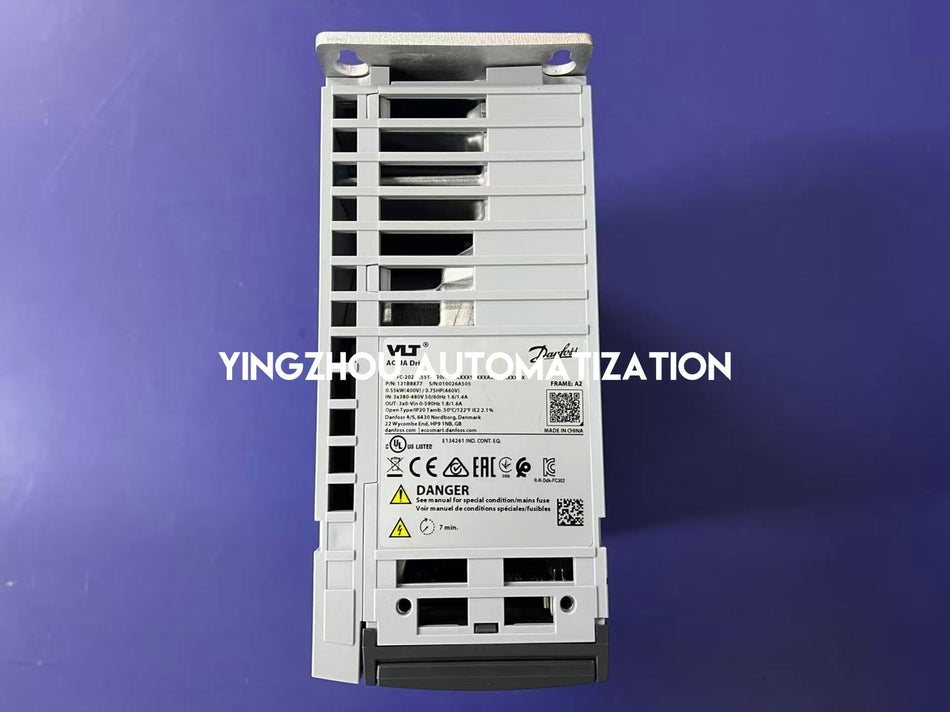 Danfoss VLT AQUA Drive FC 202 | 0.55kW (0.75HP) 3-Phase 380-480V | 131B8877 Pump & Fan VFD | FC-202PK55 Model | Brand New Original-vezhoo