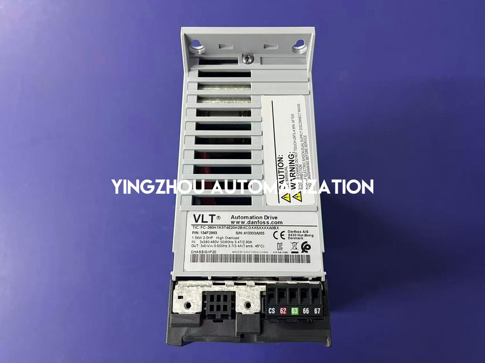 Danfoss VLT AutomationDrive FC 360 | 1.5kW (2.0HP) 3-Phase 380-480V | 134F2993 Compact VFD | FC-360H1K5 Model | Brand New Original-vezhoo