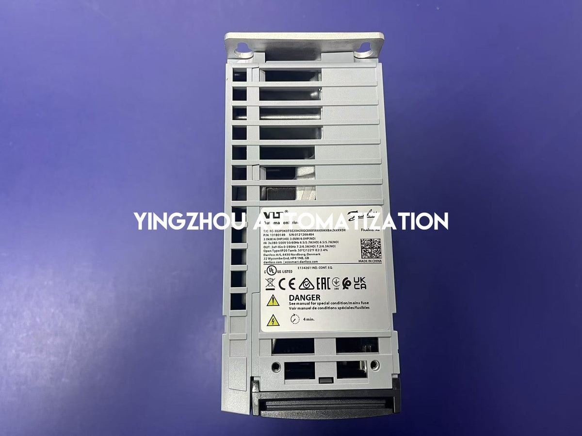 Danfoss VLT AutomationDrive FC 302 | 3.0kW (4HP) 3-Phase 380-500V | 131B0149 High-End VFD | FC-302P3K0 Model | Brand New Original-vezhoo