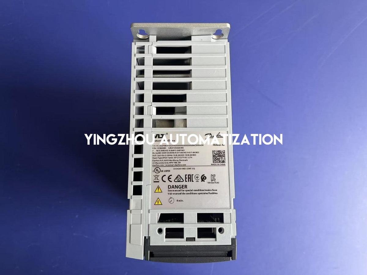 Danfoss VLT AutomationDrive FC 302 | 4.0kW (5.5HP) 3-Phase 380-500V | 131B0080 High-End VFD | FC-302P4K0 Model | Brand New Original-vezhoo