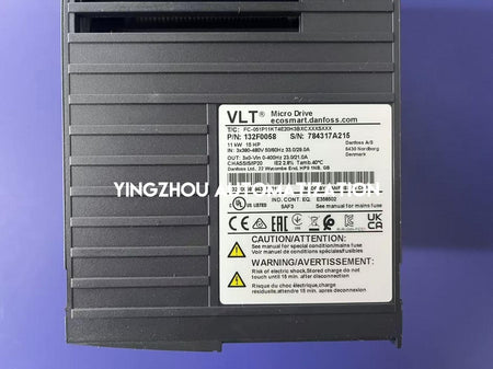 Danfoss VLT Micro Drive FC 051 | 11kW (15HP) 3-Phase 380-480V | 132F0058 Compact VFD | FC-051P11K Model | Brand New Original-vezhoo