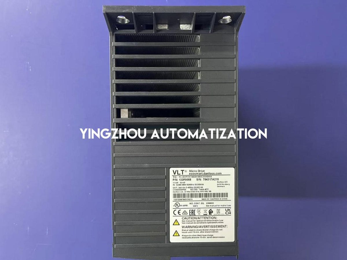 Danfoss VLT Micro Drive FC 051 | 11kW (15HP) 3-Phase 380-480V | 132F0058 Compact VFD | FC-051P11K Model | Brand New Original-vezhoo