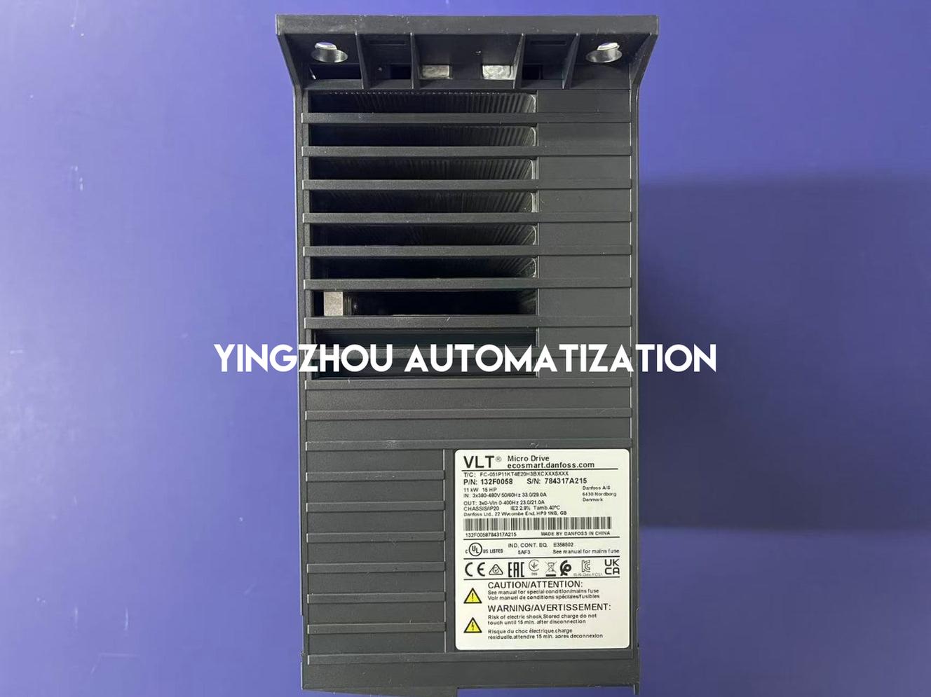 Danfoss VLT Micro Drive FC 051 | 11kW (15HP) 3-Phase 380-480V | 132F0058 Compact VFD | FC-051P11K Model | Brand New Original-vezhoo
