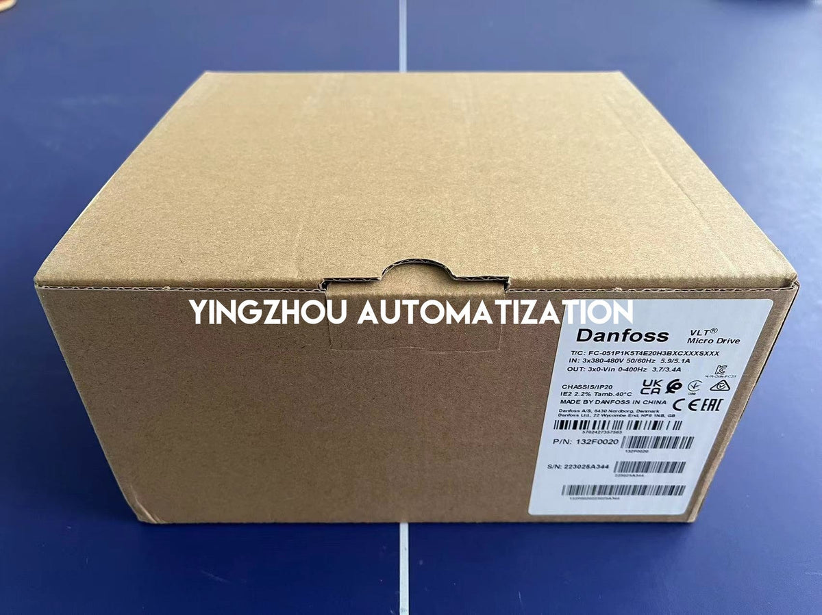 Danfoss VLT Micro Drive FC 51 | 1.5kW (2HP) 3-Phase 380-480V | 132F0020 Compact VFD | FC-051P1K5 Model | Brand New Original-vezhoo