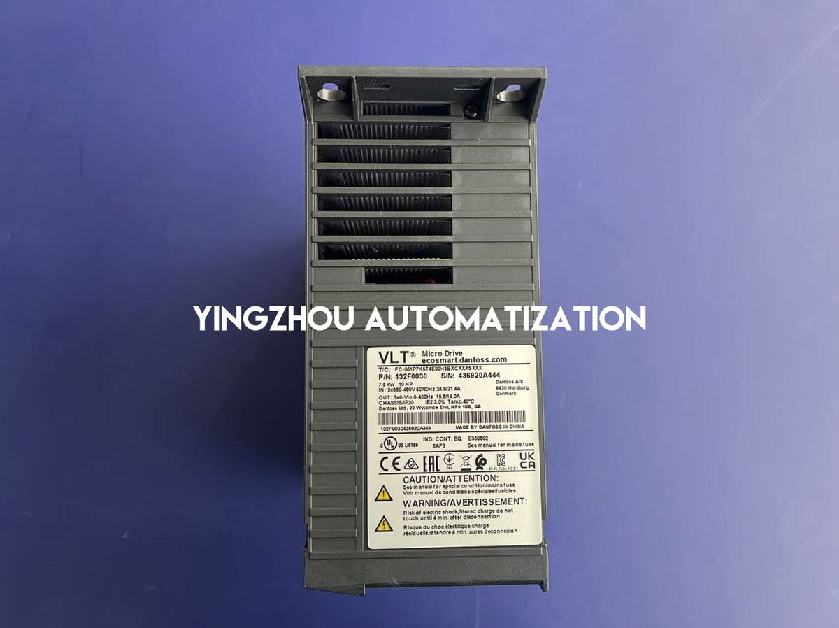 Danfoss VLT Micro Drive FC 51 | 7.5kW (10HP) 3-Phase 380-480V | 132F0030 Compact VFD | FC-051P7K5 Model | Brand New Original-vezhoo