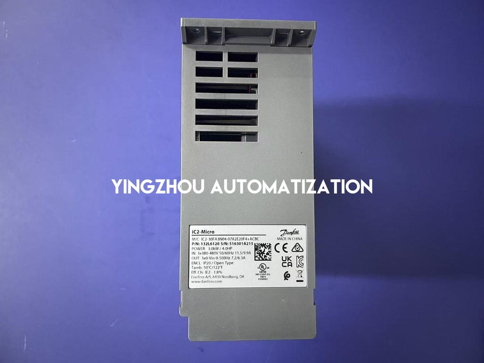 Danfoss VLT Basic Drive IC2 | 3.0kW (4.0HP) 3-Phase 380-480V | 132L6120 Compact VFD | IC2-30FA3N04 Model | Brand New Original-vezhoo