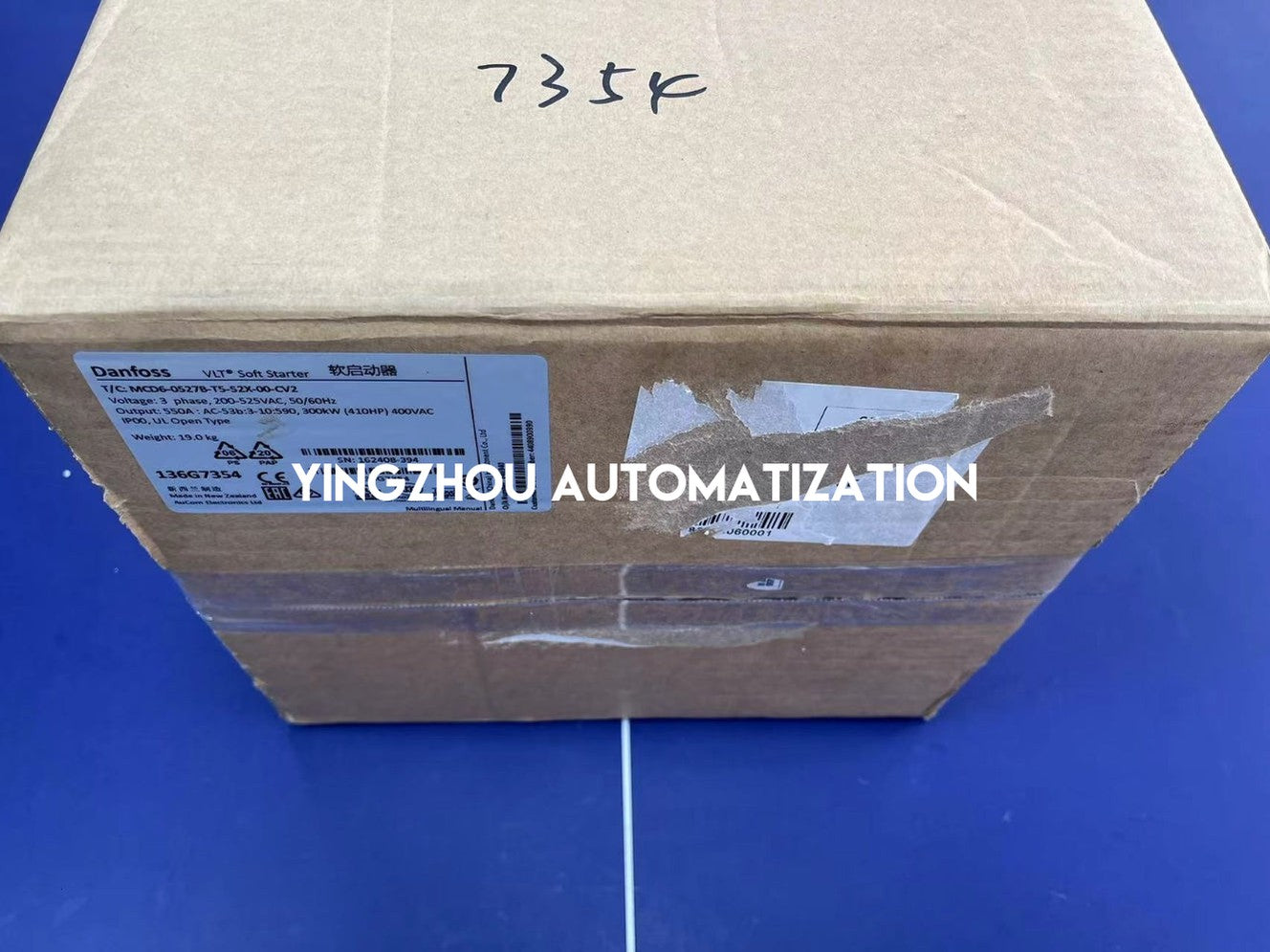 Danfoss VLT Soft Starter MCD 600 | 527A (3-Phase 200-525V) | 136G7354 High-Power | MCD60527B Model | Built-in Bypass | Brand New Original-vezhoo
