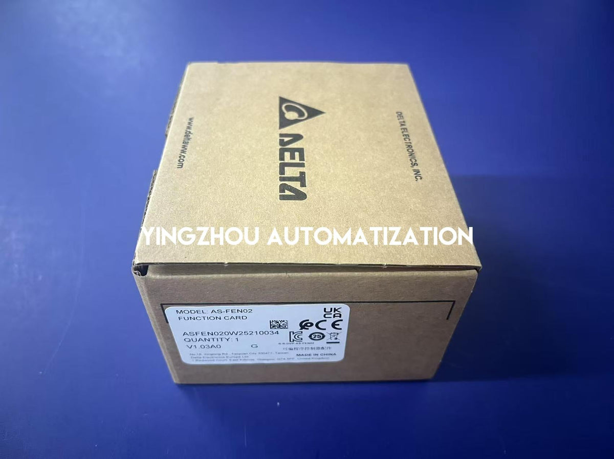 Delta AS Series AS-FEN02 VFD Communication Card - Dual Port Ethernet/IP & Modbus TCP-vezhoo