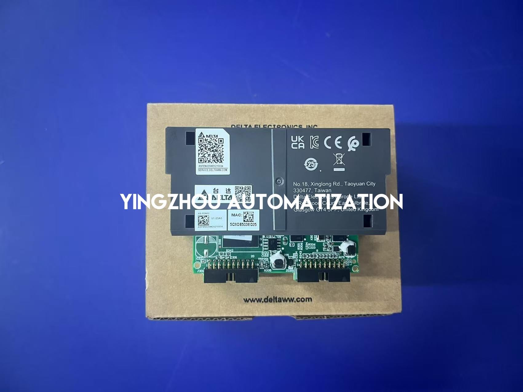 Delta AS Series AS-FEN02 VFD Communication Card - Dual Port Ethernet/IP & Modbus TCP-vezhoo