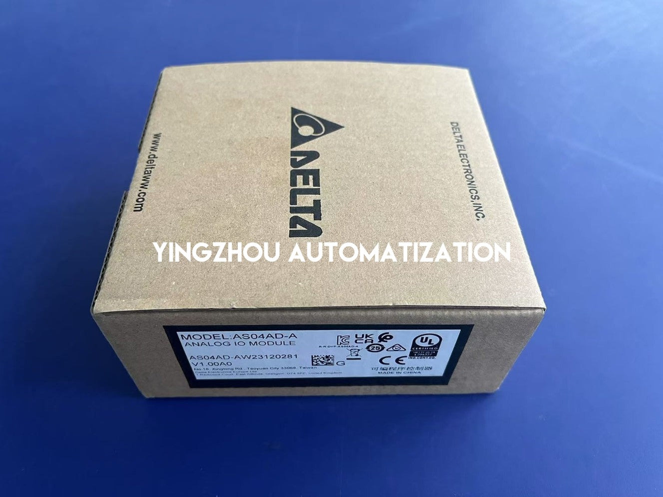 Delta AS Series AS04AD-A Analog Input Module - 4-Channel 16-bit Resolution-vezhoo