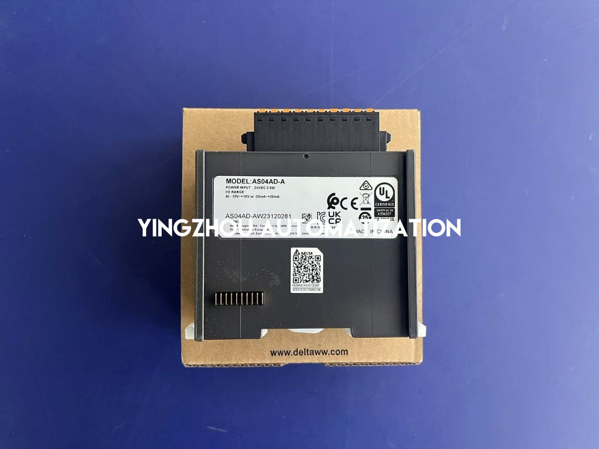 Delta AS Series AS04AD-A Analog Input Module - 4-Channel 16-bit Resolution-vezhoo