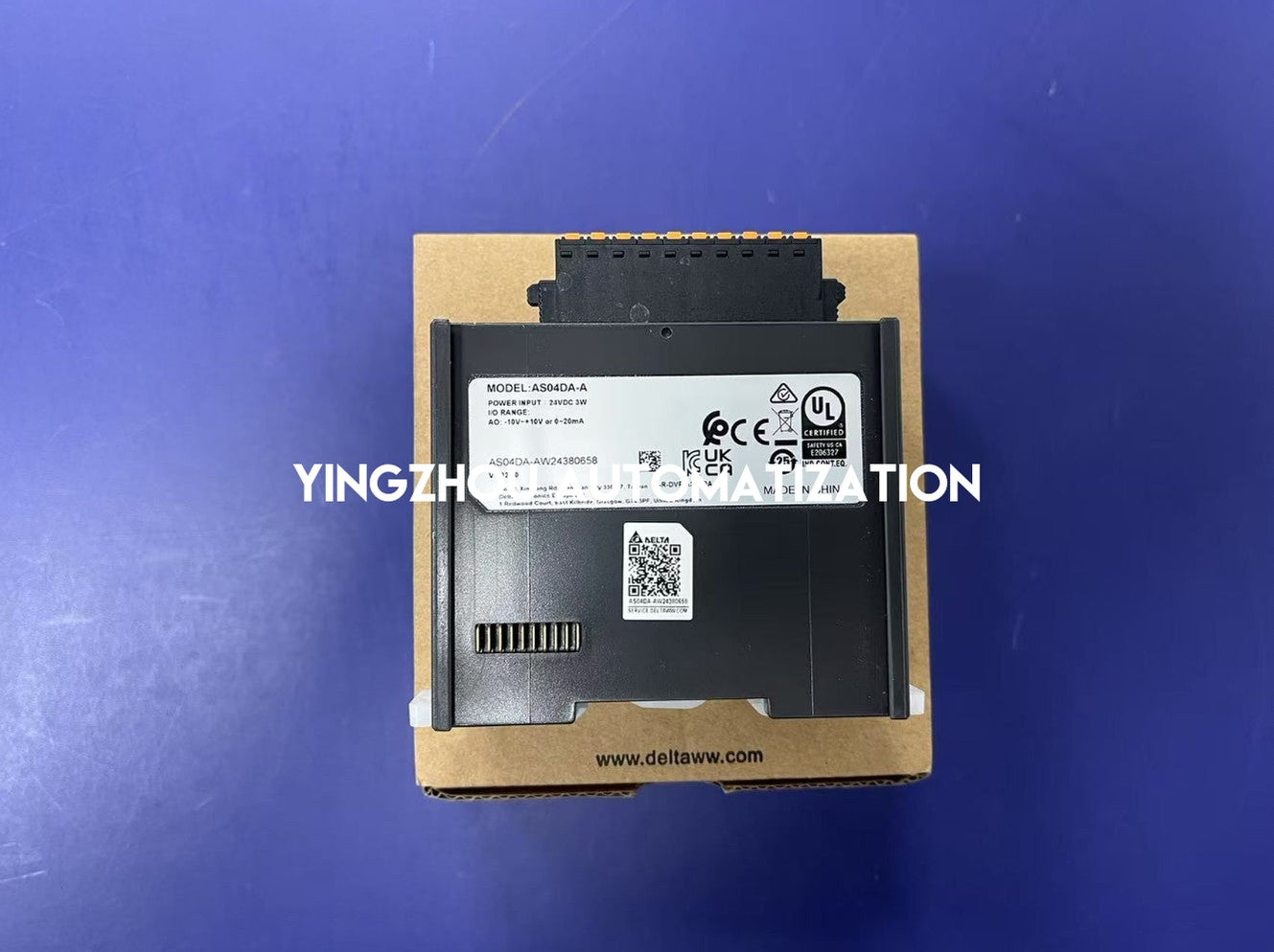 Delta AS04DA-A Analog Output Module AS Series PLC Expansion | 4-Channel Voltage/Current Output | Brand New Original Genuine-vezhoo