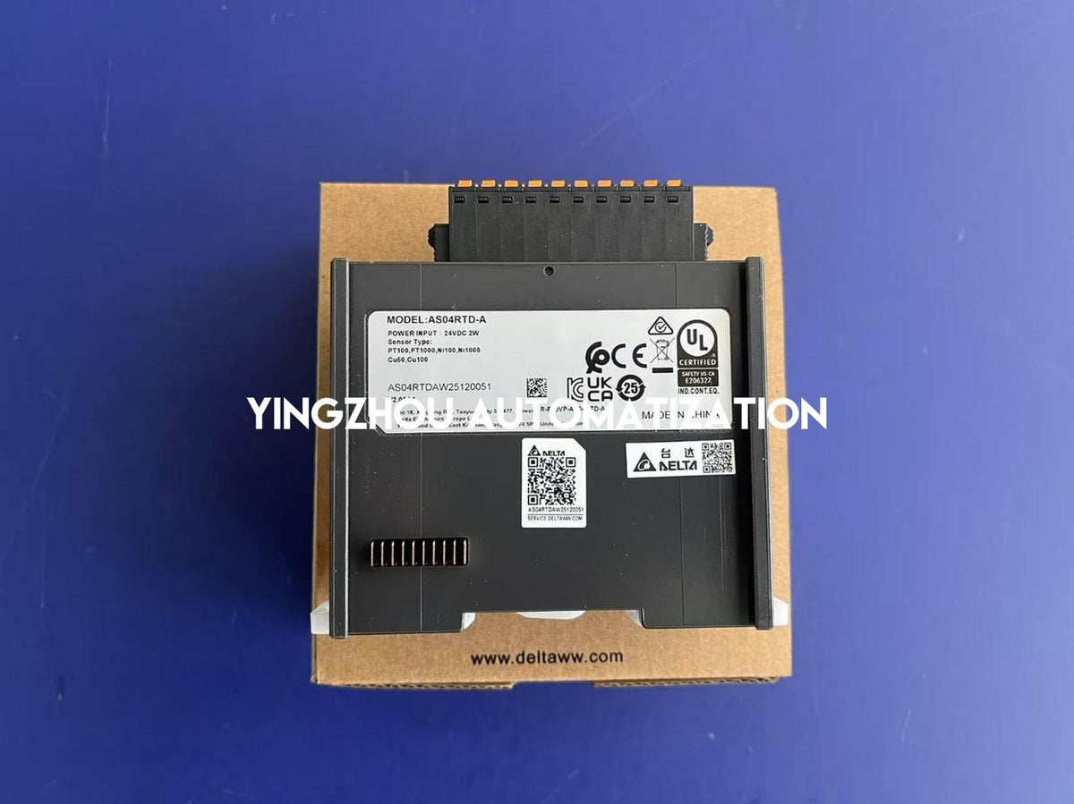 Delta AS Series AS04RTD-A RTD Module - 4 Channels, Pt100/Pt1000/Ni100/Ni1000 Support-vezhoo