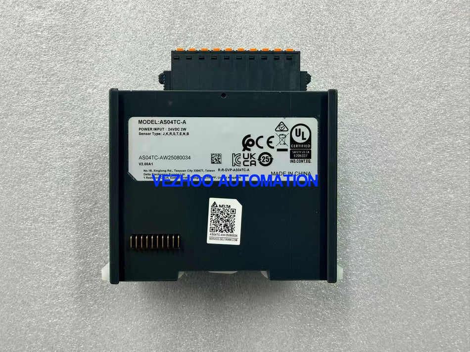 Delta AS Series AS04TC-A Temperature Measurement Module | 4-Channel TC-vezhoo