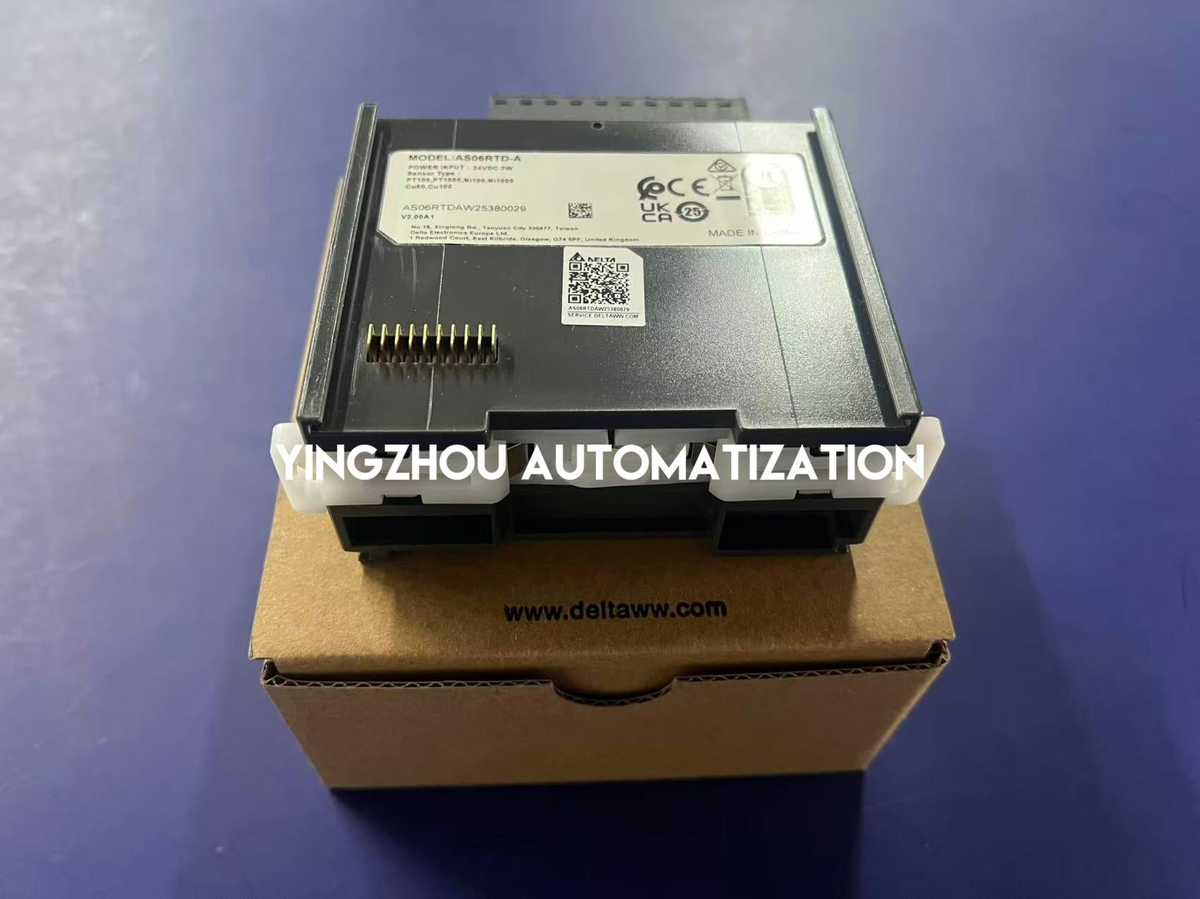 Delta AS Series AS06RTD-A RTD Temperature Module - 6 Channels, Pt100/Pt1000/Ni100/Ni1000-vezhoo