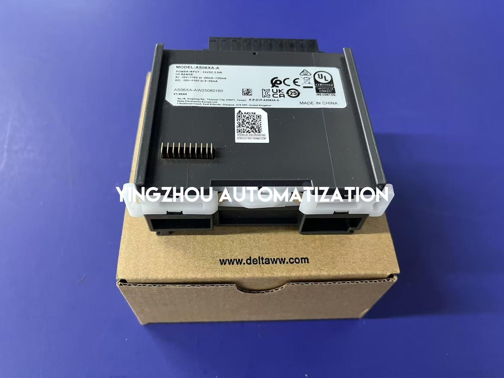 Delta AS Series AS06XA-A Analog Mixed I/O Module - 4AI / 2AO 16-bit Resolution-vezhoo