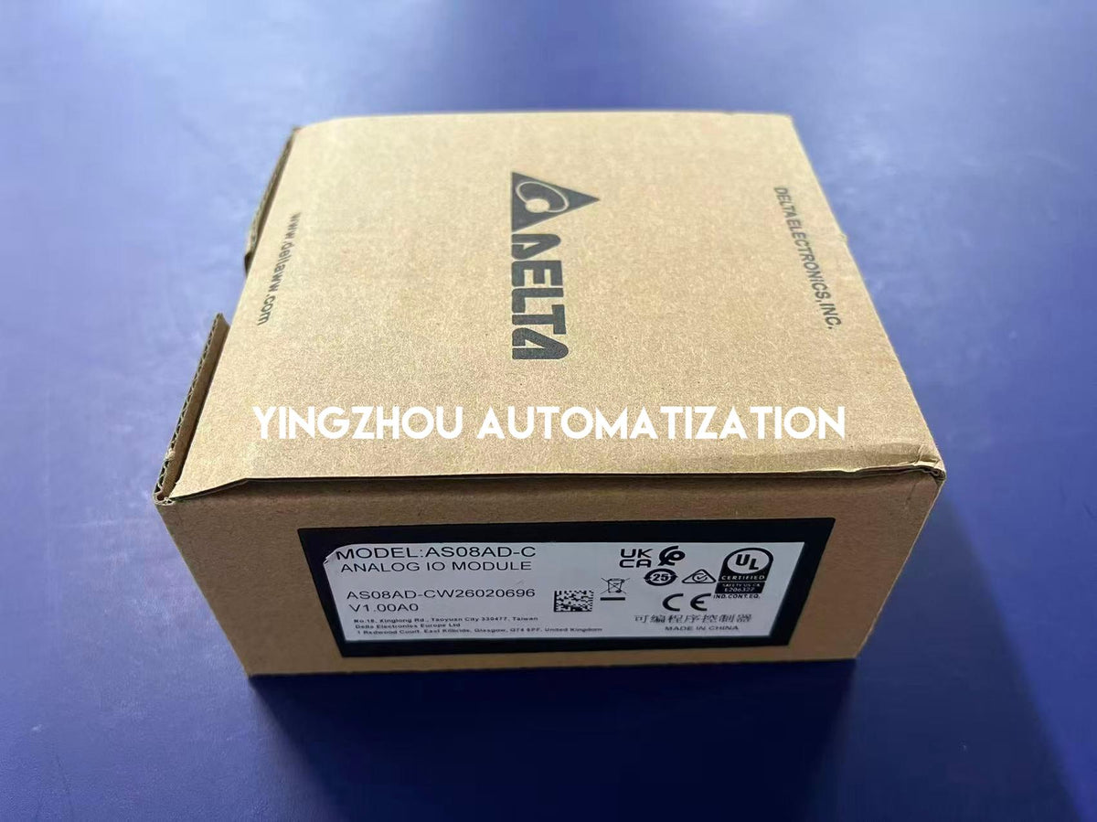 Delta AS Series AS08AD-C Analog Input Module - 8 Current Channels, 16-bit Resolution, 24V DC-vezhoo