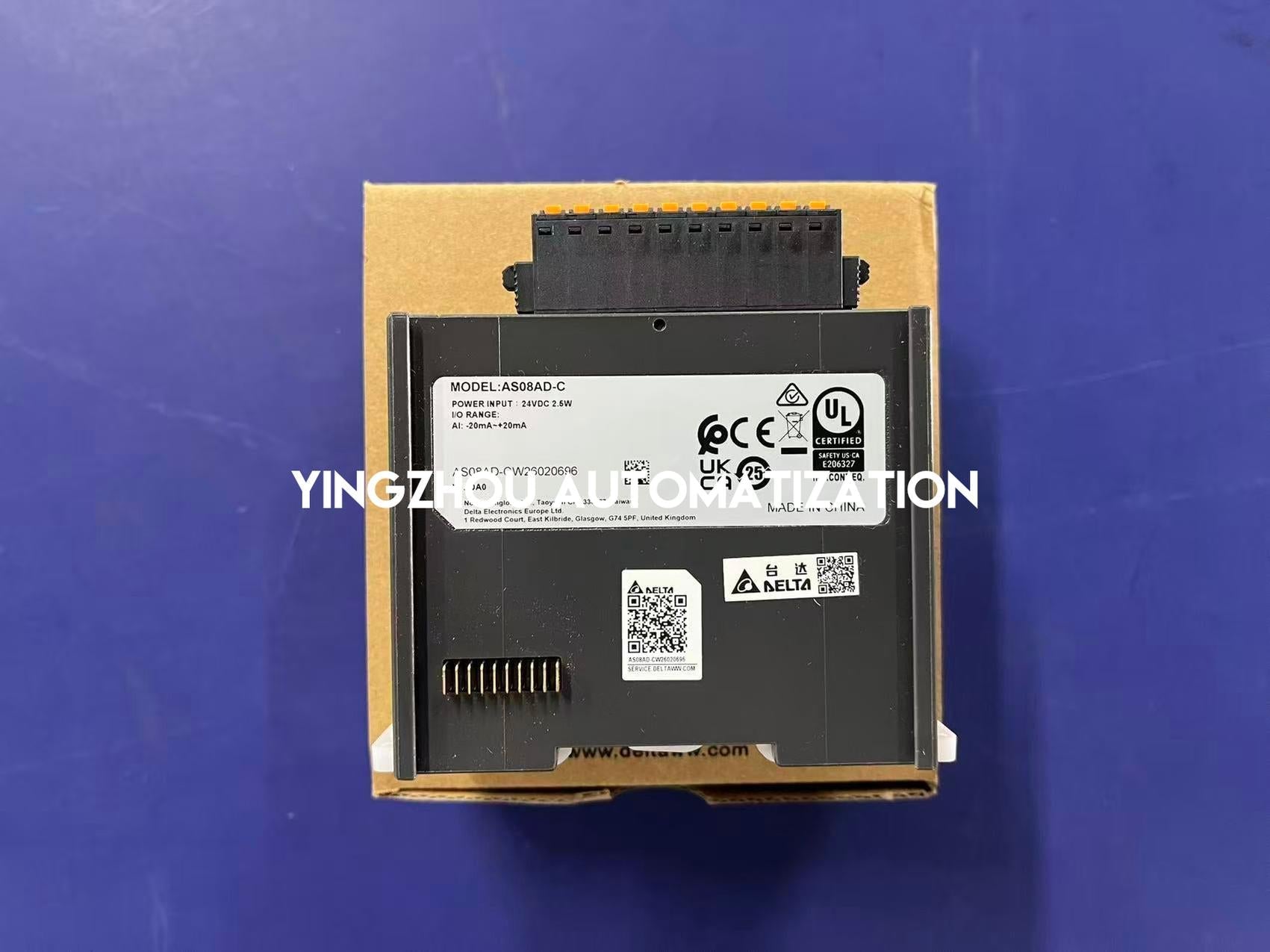 Delta AS Series AS08AD-C Analog Input Module - 8 Current Channels, 16-bit Resolution, 24V DC-vezhoo