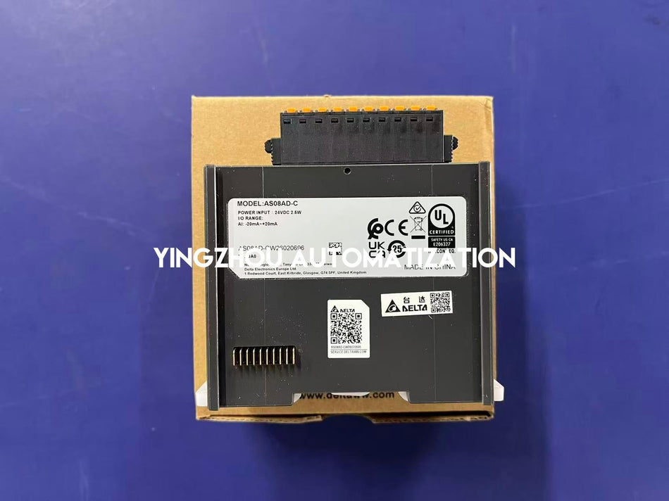 Delta AS Series AS08AD-C Analog Input Module - 8 Current Channels, 16-bit Resolution, 24V DC-vezhoo