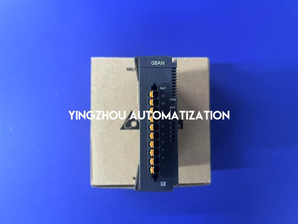 Delta AS Series AS08AN01R-A Digital Output Module - 8-Point Relay, 2A/Point, 250V AC/30V DC-vezhoo