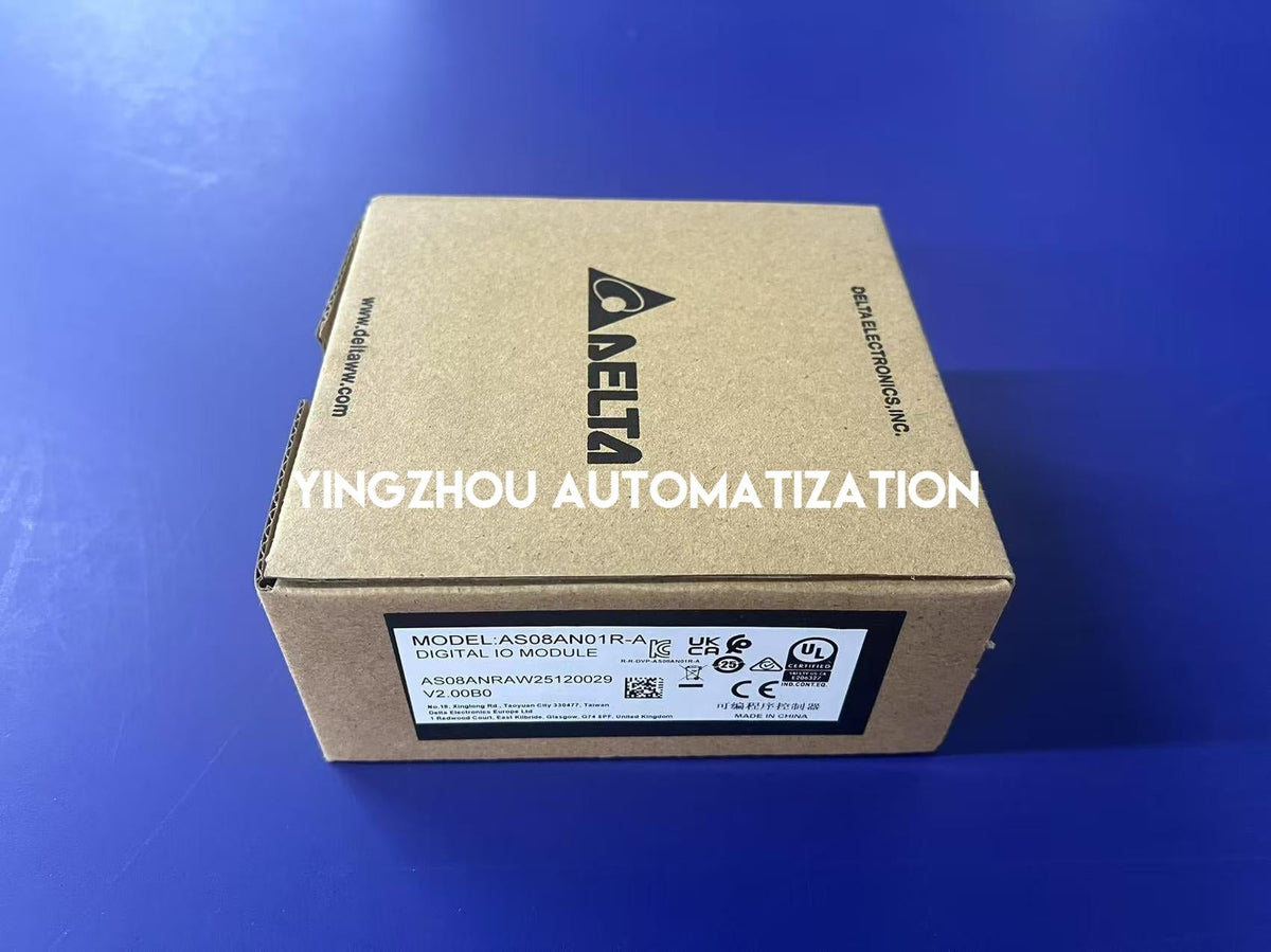 Delta AS Series AS08AN01R-A Digital Output Module - 8-Point Relay, 2A/Point, 250V AC/30V DC-vezhoo