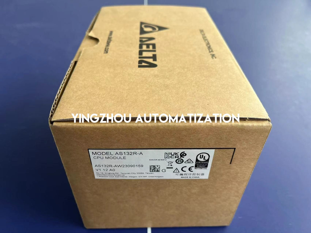 Delta AS Series AS132R-A PLC CPU - 32-Point (16DI/16DO Relay) High-Performance Controller-vezhoo