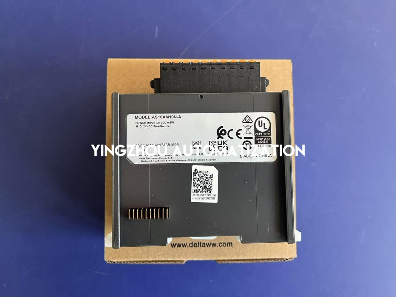 Delta AS16AM10N-A AS Series Digital Input Module | 16 DI Points | 24VDC | Sink/Source | Brand New Original Genuine-vezhoo