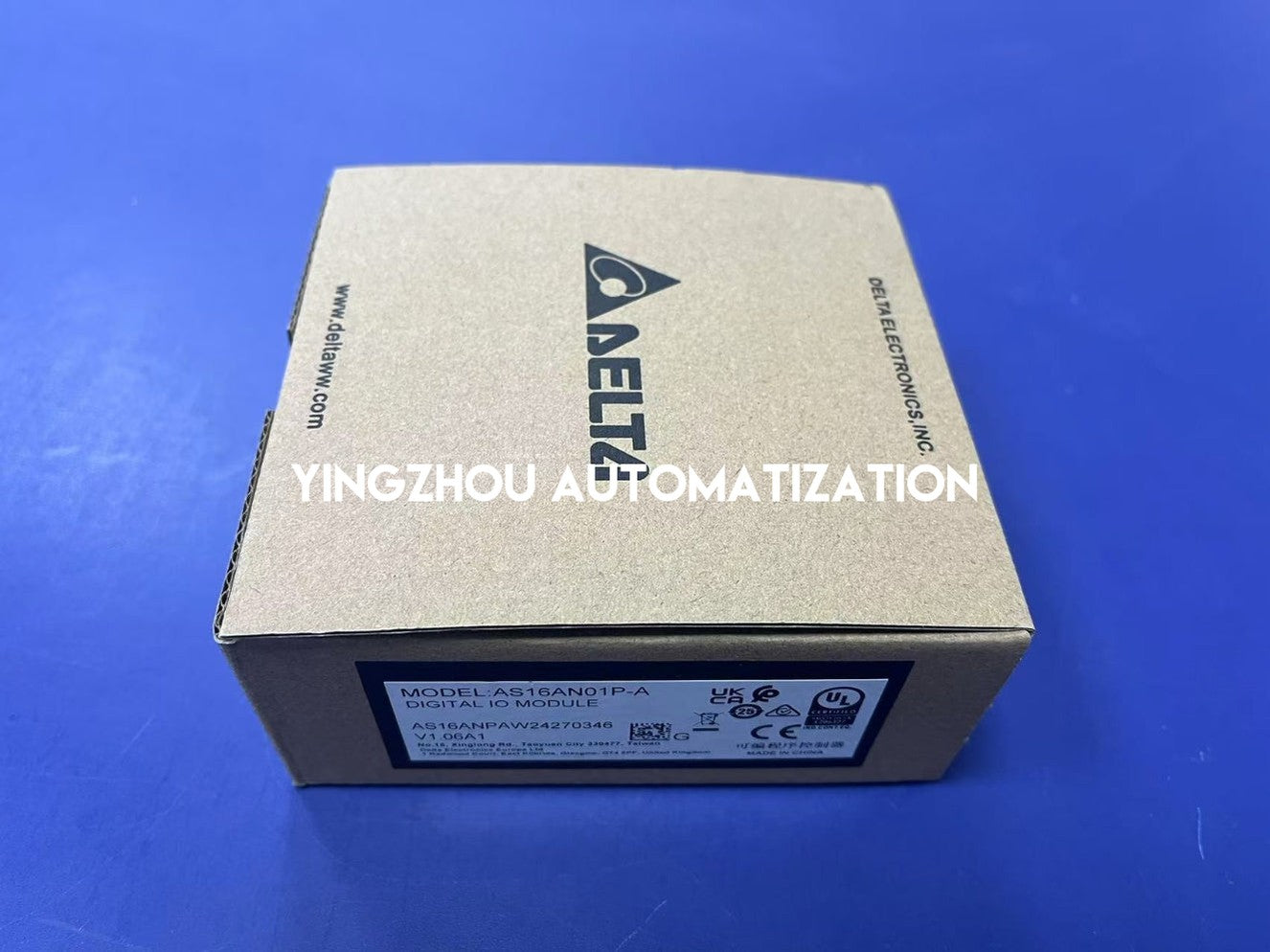 Delta AS Series AS16AN01P-A Digital Output Module - 16-Point Transistor (PNP/Source)-vezhoo