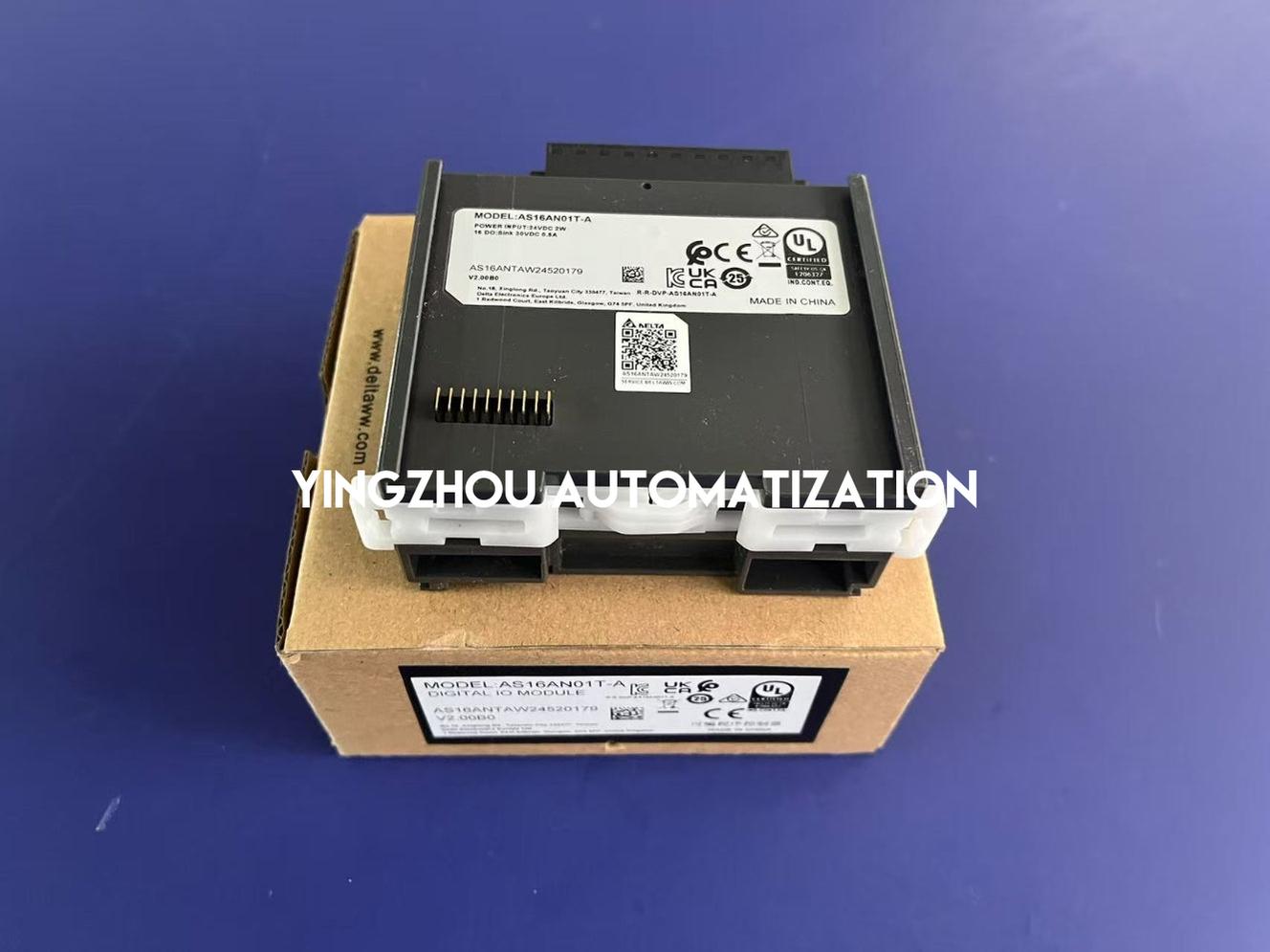 Delta AS Series AS16AN01T-A Digital Output Module - 16-Point Transistor (NPN/Sink)-vezhoo