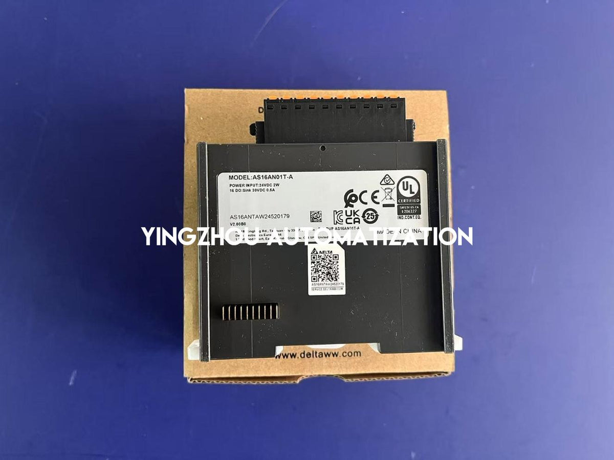 Delta AS Series AS16AN01T-A Digital Output Module - 16-Point Transistor (NPN/Sink)-vezhoo