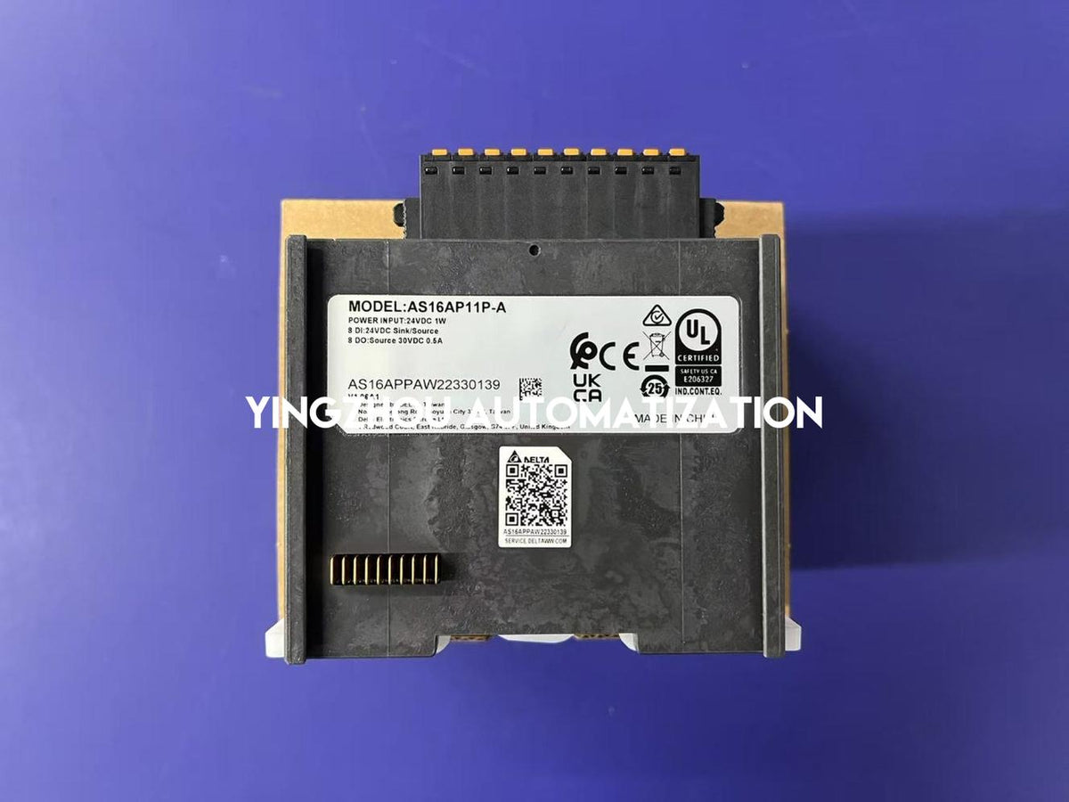 Delta AS Series AS16AP11P-A Mixed I/O Module - 8DI/8DO (Source), 24V DC-vezhoo