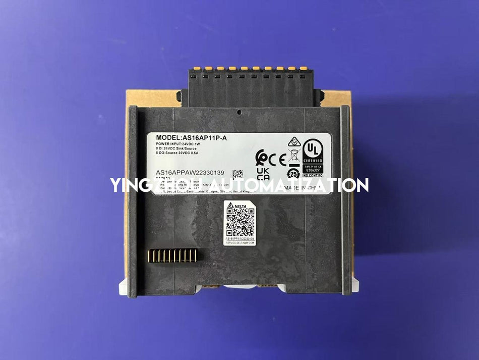 Delta AS Series AS16AP11P-A Mixed I/O Module - 8DI/8DO (Source), 24V DC-vezhoo