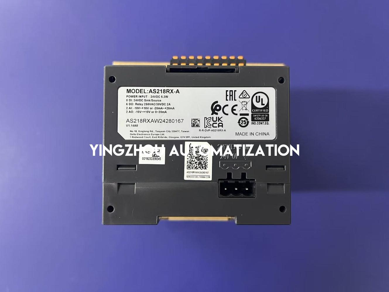 Delta AS Series AS218RX-A Digital Output Module - 18-Point Relay, 2A/Point, 24V DC/250V AC-vezhoo