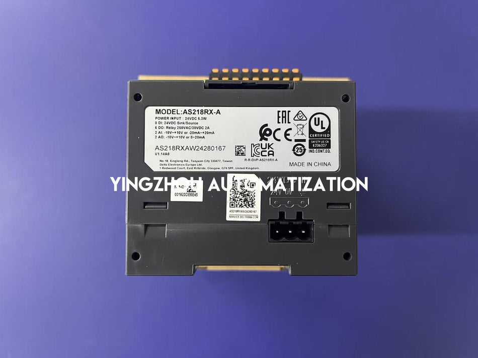 Delta AS Series AS218RX-A Digital Output Module - 18-Point Relay, 2A/Point, 24V DC/250V AC-vezhoo
