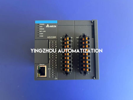 Delta AS228R-A PLC - AS200 Series Standard CPU | 28-Point MPU 16DI/12DO Relay Output | Brand New Original Sealed-vezhoo