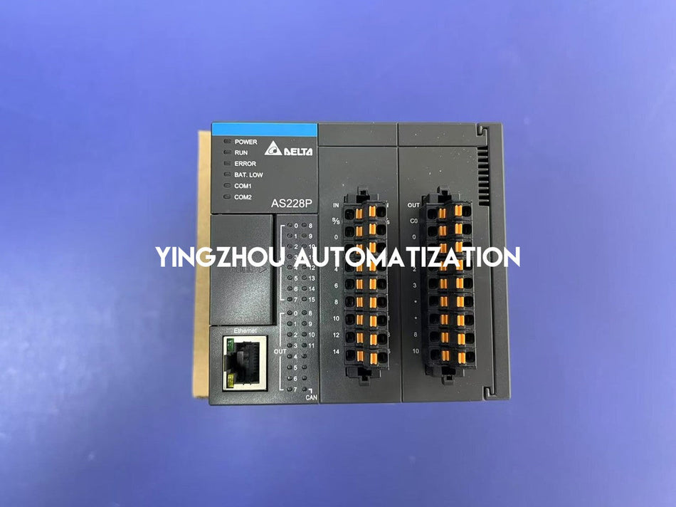 Delta AS228P-A AS Series Standard CPU PLC | 28 I/O Points | 16DI 12DO Transistor | Built-in Ethernet | Brand New Original Genuine-vezhoo