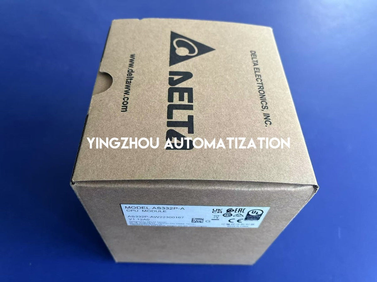 Delta AS332P-A PLC CPU | AS300 Series High-Performance | 32-Point I/O | Built-in Ethernet & CANopen | Brand New Original-vezhoo