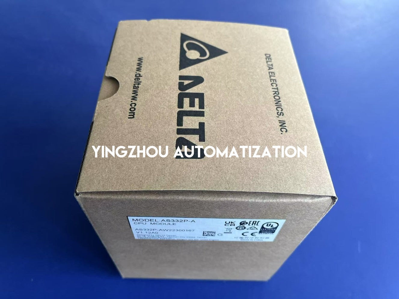 Delta AS332P-A PLC CPU | AS300 Series High-Performance | 32-Point I/O | Built-in Ethernet & CANopen | Brand New Original-vezhoo