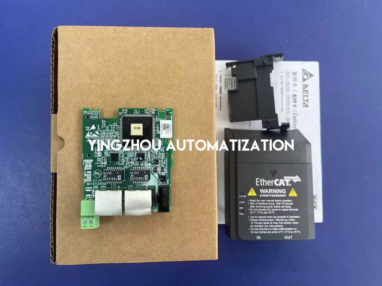 Delta AS Series PLC EtherCAT Communication Card CMM-EC02 - High-Speed Master Module-vezhoo